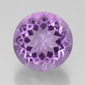 4,43 ctw natürlicher violetter Amethyst, Rundschliff, VS