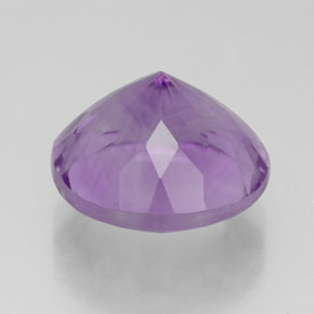 4,43 ctw natürlicher violetter Amethyst, Rundschliff, VS
