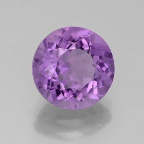2,68 ctw natürlicher violetter Amethyst, Rundschliff, VS