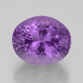 4,88 ctw natürlicher violetter Amethyst, Oval Schliff, VS