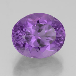 4,88 ctw natürlicher violetter Amethyst, Oval Schliff, VS
