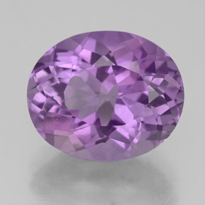 4,30 ctw natürlicher violetter Amethyst, Oval Schliff, VS