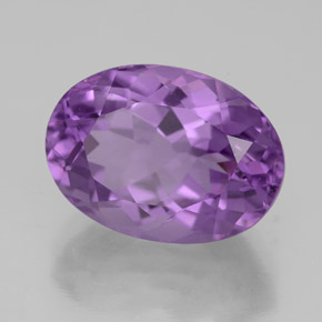 6,67 ctw natürlicher violetter Amethyst, Oval Schliff, VVS-VS