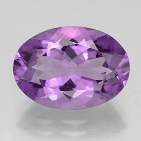 4,86 ctw natürlicher violetter Amethyst, Oval Schliff, VVS-VS