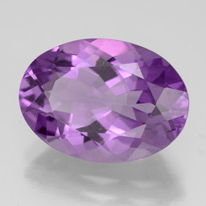 4,86 ctw natürlicher violetter Amethyst, Oval Schliff, VVS-VS