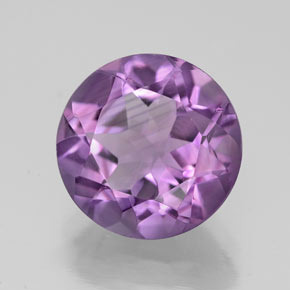 3,38 ctw natürlicher violetter Amethyst, Rundschliff, VS