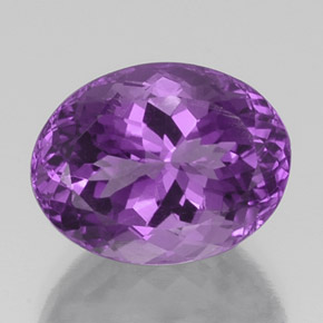 9,66 ctw natürlicher violetter Amethyst, Oval Schliff, VS