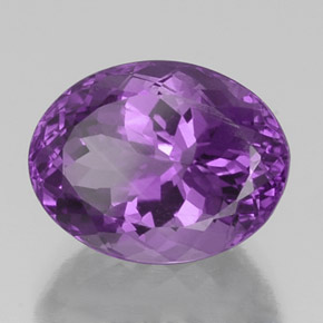 9,66 ctw natürlicher violetter Amethyst, Oval Schliff, VS