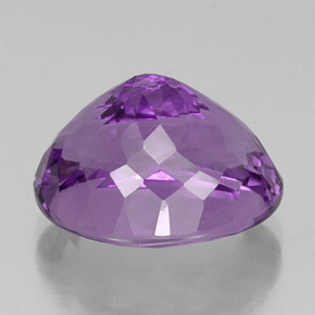 9,66 ctw natürlicher violetter Amethyst, Oval Schliff, VS