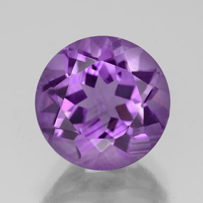 3,69 ctw natürlicher violetter Amethyst, Rundschliff, VVS-VS