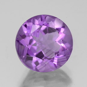 3,69 ctw natürlicher violetter Amethyst, Rundschliff, VVS-VS