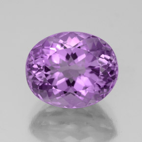 3,95 ctw natürlicher violetter Amethyst, Oval Schliff, VS