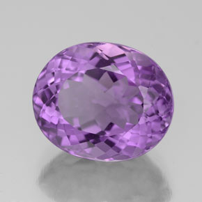 4,76 ctw natürlicher violetter Amethyst, Oval Schliff, VS