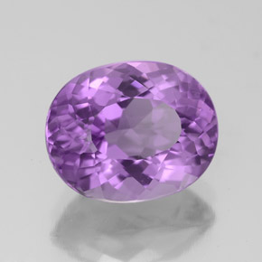 3,95 ctw natürlicher violetter Amethyst, Oval Schliff, VVS