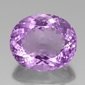 30,59 ctw natürlicher violetter Amethyst, Oval Schliff, VVS