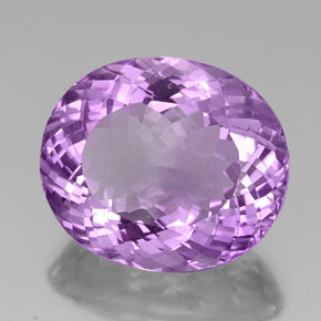 30,59 ctw natürlicher violetter Amethyst, Oval Schliff, VVS