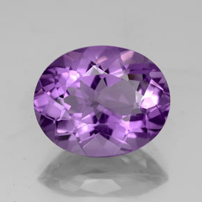 3,96 ctw natürlicher violetter Amethyst, Oval Schliff, VS