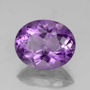 3,96 ctw natürlicher violetter Amethyst, Oval Schliff, VS