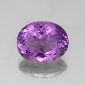 3,71 ctw natürlicher violetter Amethyst, Oval Schliff, VS