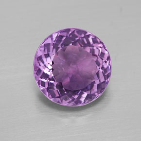 3,31 ctw natürlicher violetter Amethyst, Rundschliff, VVS