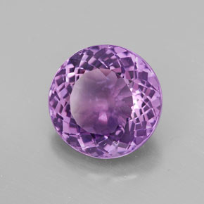 3,31 ctw natürlicher violetter Amethyst, Rundschliff, VVS