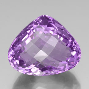 36,79 ctw natürlicher violetter Amethyst, Birnenform, VS