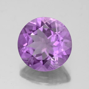 4,19 ctw natürlicher violetter Amethyst, Rundschliff, VS