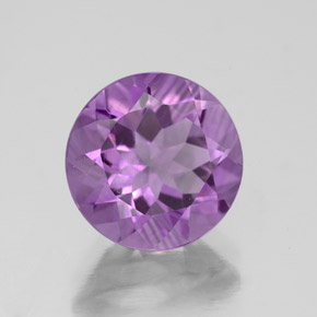 3,05 ctw natürlicher violetter Amethyst, Rundschliff, VS