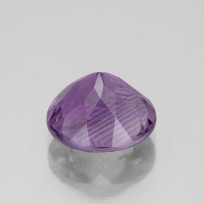 3,05 ctw natürlicher violetter Amethyst, Rundschliff, VS