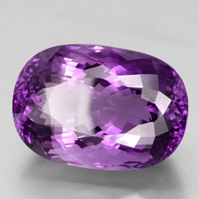 67,64 ctw natürlicher violetter Amethyst, Oval Schliff, VVS