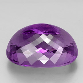 67,64 ctw natürlicher violetter Amethyst, Oval Schliff, VVS