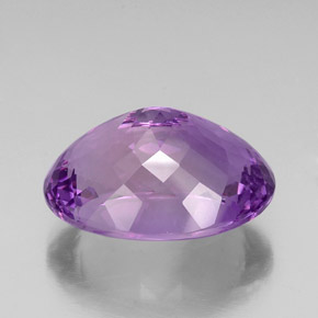 29,09 ctw natürlicher violetter Amethyst, Oval Schliff, VVS-VS