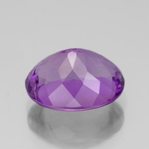4,50 ctw natürlicher violetter Amethyst, Oval Schliff, VVS