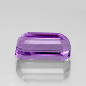 5,27 ctw natürlicher violetter Amethyst, Smaragdschliff, VVS-VS