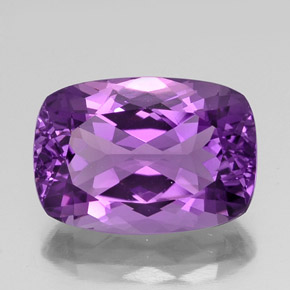 13,68 ctw natürlicher violetter Amethyst, Kissenschliff, VVS-VS