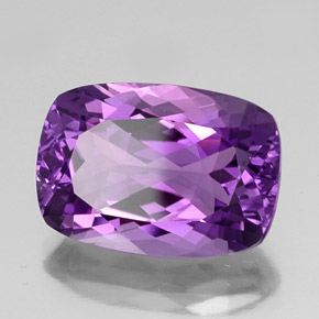13,68 ctw natürlicher violetter Amethyst, Kissenschliff, VVS-VS