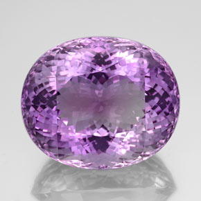 124,50 ctw natürlicher violetter Amethyst, Oval Schliff, VVS-VS