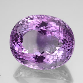 124,50 ctw natürlicher violetter Amethyst, Oval Schliff, VVS-VS
