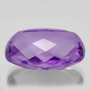 18,21 ctw natürlicher violetter Amethyst, Kissenschliff, VVS-VS
