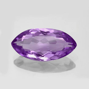 7,64 ctw natürlicher violetter Amethyst, Marquise, VVS