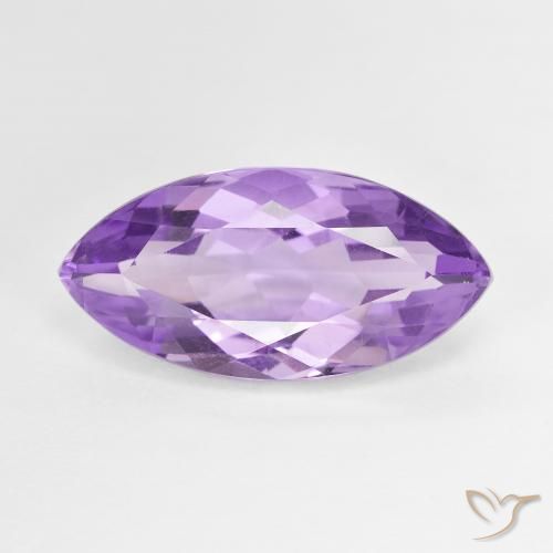 6.22ct Natürlicher Tiefes Irisviolett Amethyst, Marquise, VS