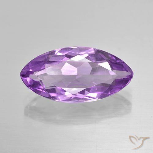 5.79ct Natürlicher Tiefviolettes Violett Amethyst, Marquise, VS