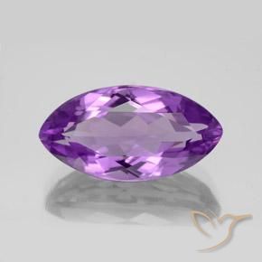 6.44ct Natürlicher Mittelviolett Amethyst, Marquise, VS