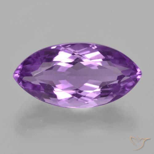 6.76ct Natürlicher Mittelviolett Amethyst, Marquise, VS