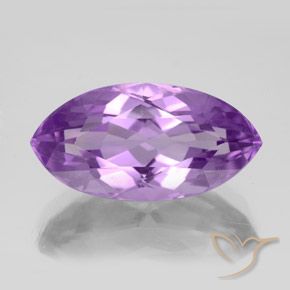7,56 ctw natürlicher Tiefviolettes Violett Amethyst, Marquise, VS