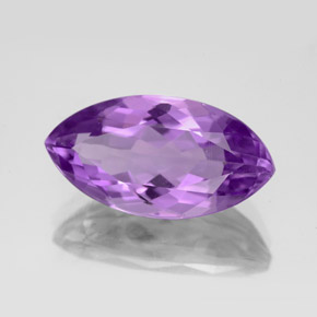 6,12 ctw natürlicher violetter Amethyst, Marquise, VVS-VS