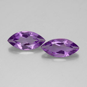  ct natürliche Violet Amethyst-Edelsteine, Marquise, VS