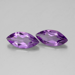  ct natürliche Violet Amethyst-Edelsteine, Marquise, VS