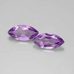  ct natürliche violetter Amethyst-Edelsteine, Marquise, VS