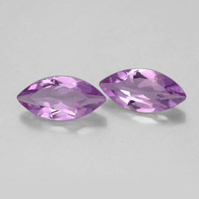  ct natürliche violetter Amethyst-Edelsteine, Marquise, VS